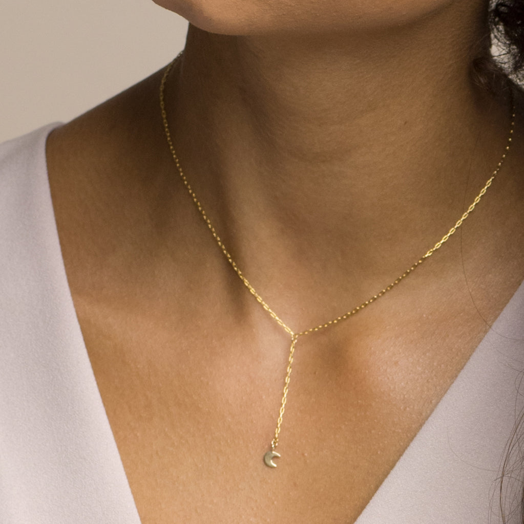 Mini Crescent Necklace