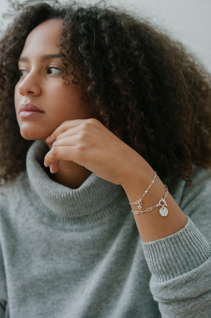 Lustre Sequin Chain Bracelet