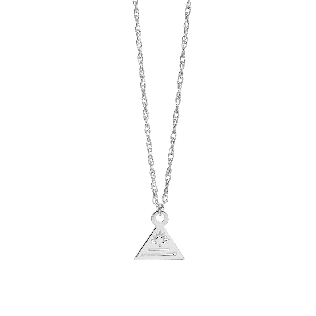 Triangle Token Necklace