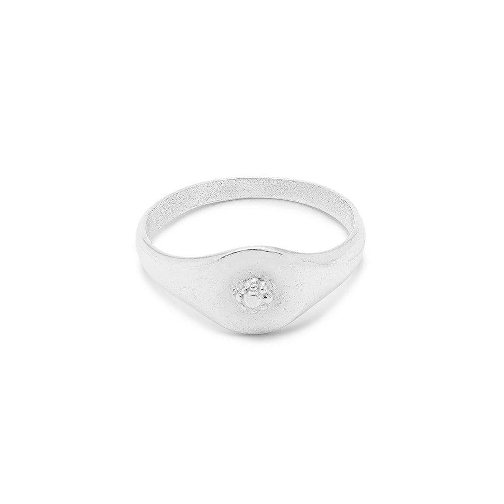 Flora Signet Ring